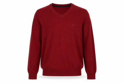 FatFace Men's Red V-Neck Pullover Jumper S
