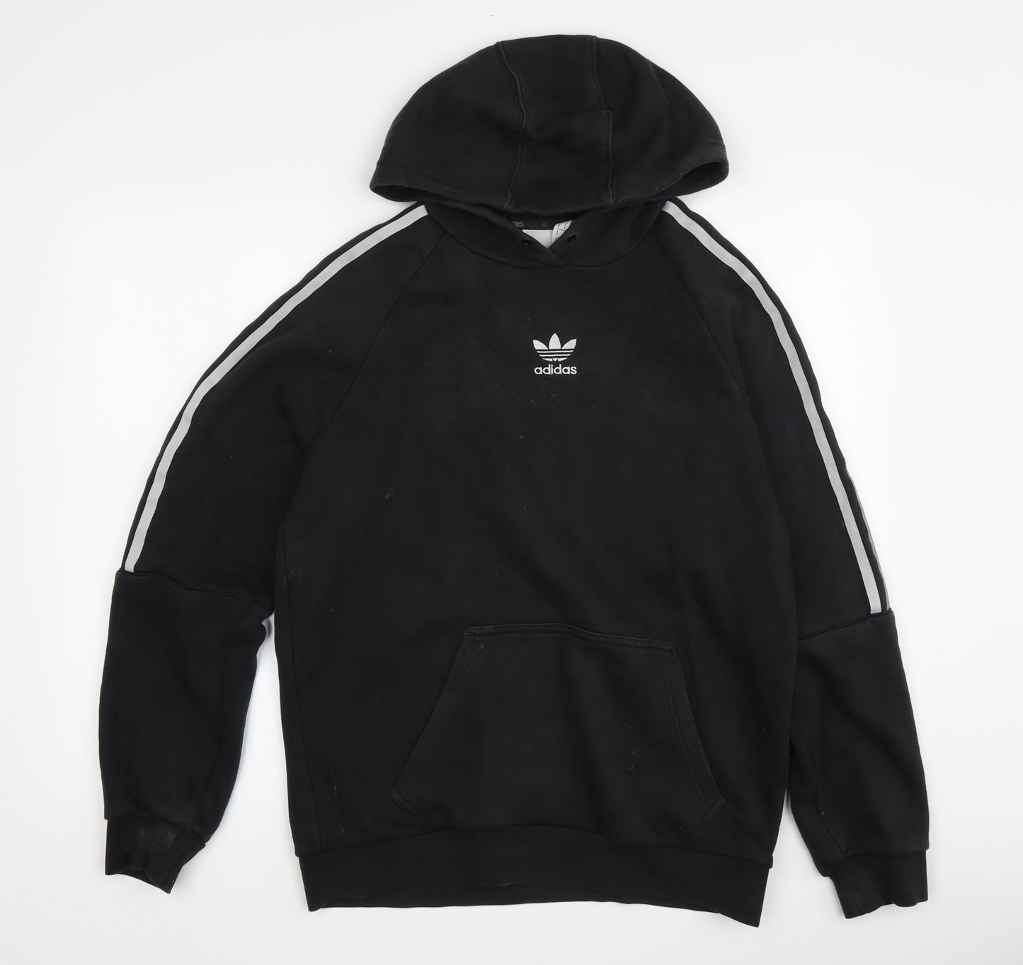 Adidas Men's Black Pullover Hoodie - M