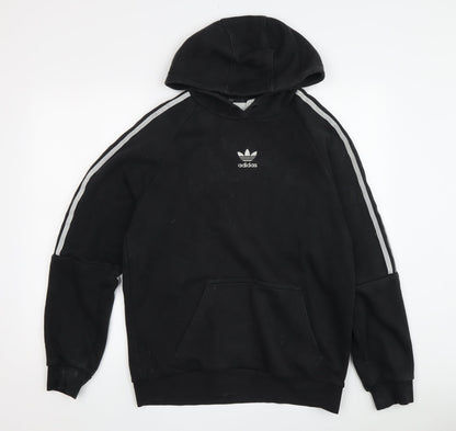 Adidas Men's Black Pullover Hoodie - M