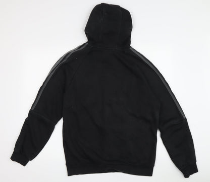 Adidas Men's Black Pullover Hoodie - M
