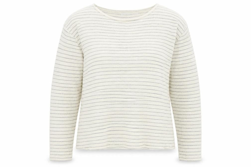 Womens UK Size 8 The White Company Ivory Basic Sweater