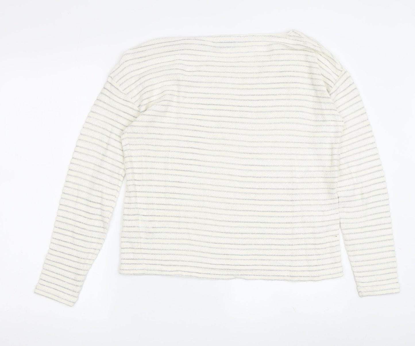 Womens UK Size 8 The White Company Ivory Basic Sweater