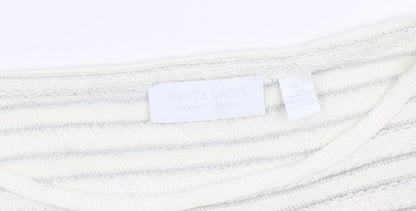 Womens UK Size 8 The White Company Ivory Basic Sweater