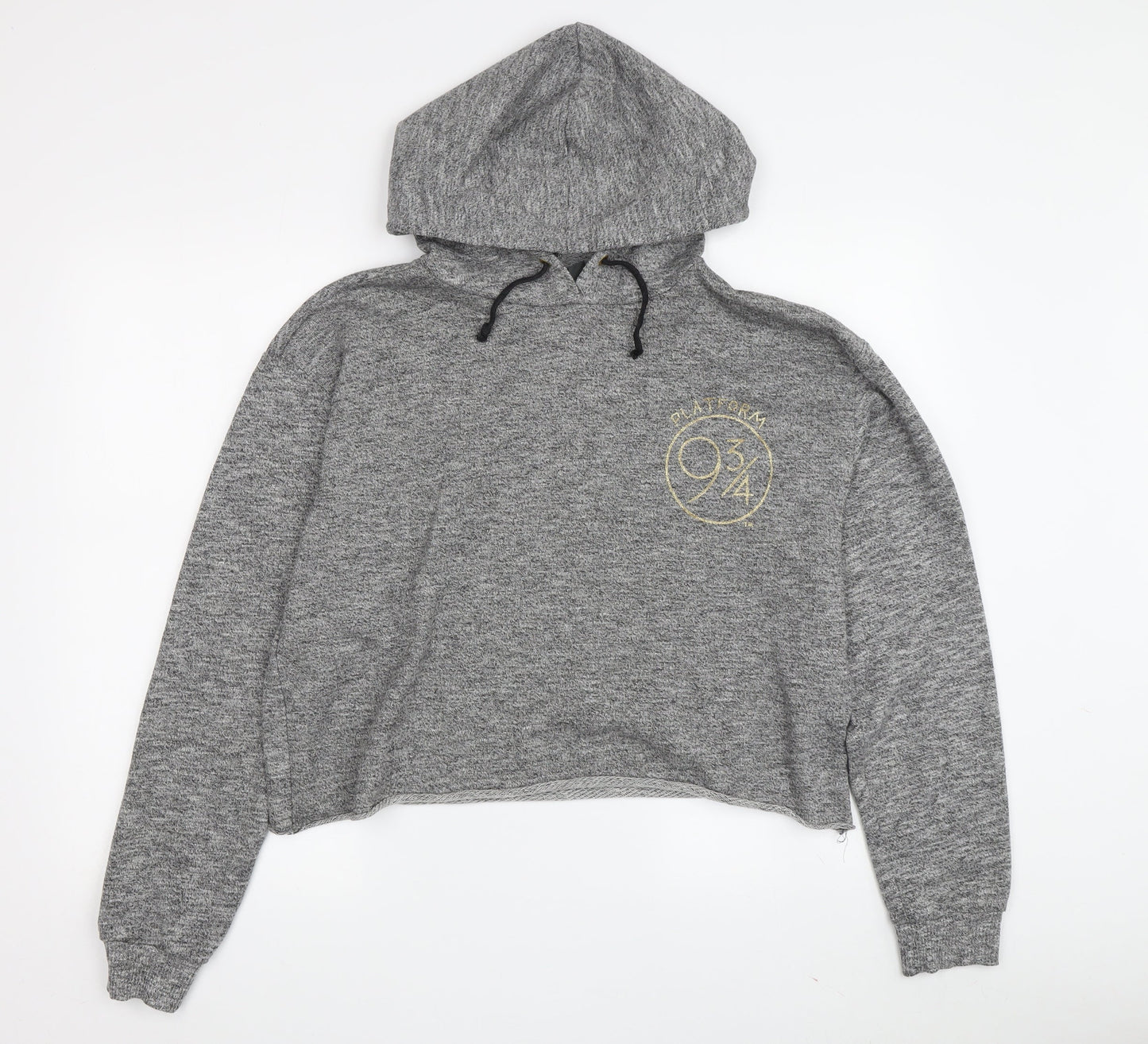 Womens UK Size 16 Harry Potter Grey Pullover Hoodie