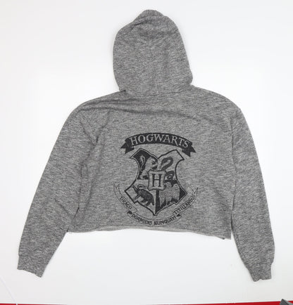 Womens UK Size 16 Harry Potter Grey Pullover Hoodie