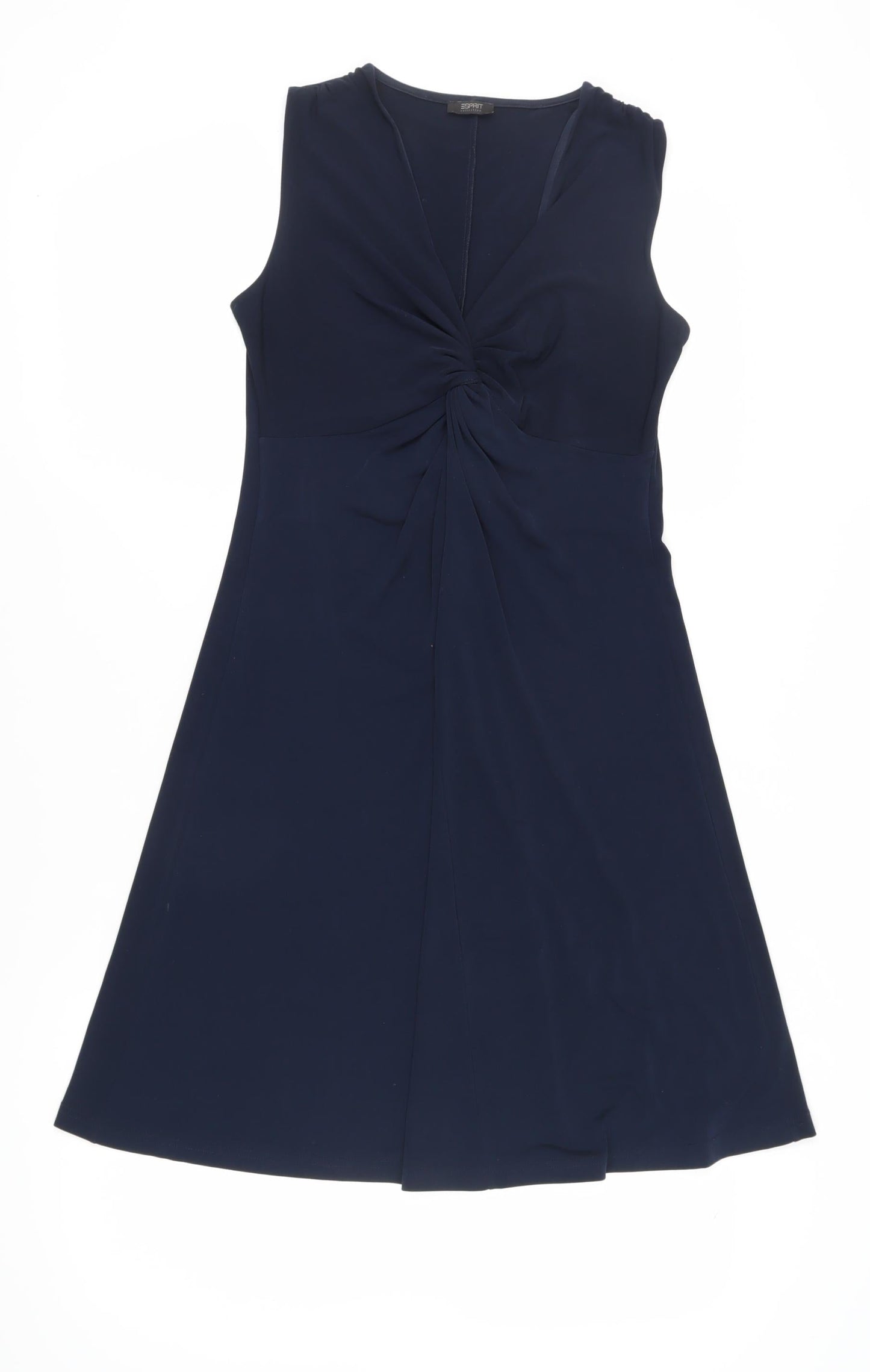 Esprit Women's Blue A-Line Sleeveless Dress, S