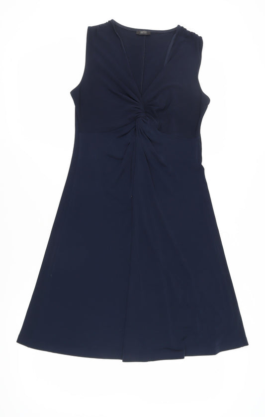 Esprit Women's Blue A-Line Sleeveless Dress, S