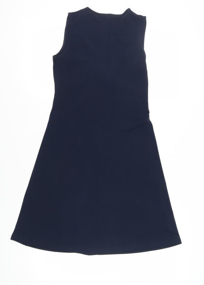 Esprit Women's Blue A-Line Sleeveless Dress, S