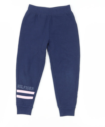 Tommy Hilfiger Boys Blue Jogger Trousers 5 Years Casual Comfort
