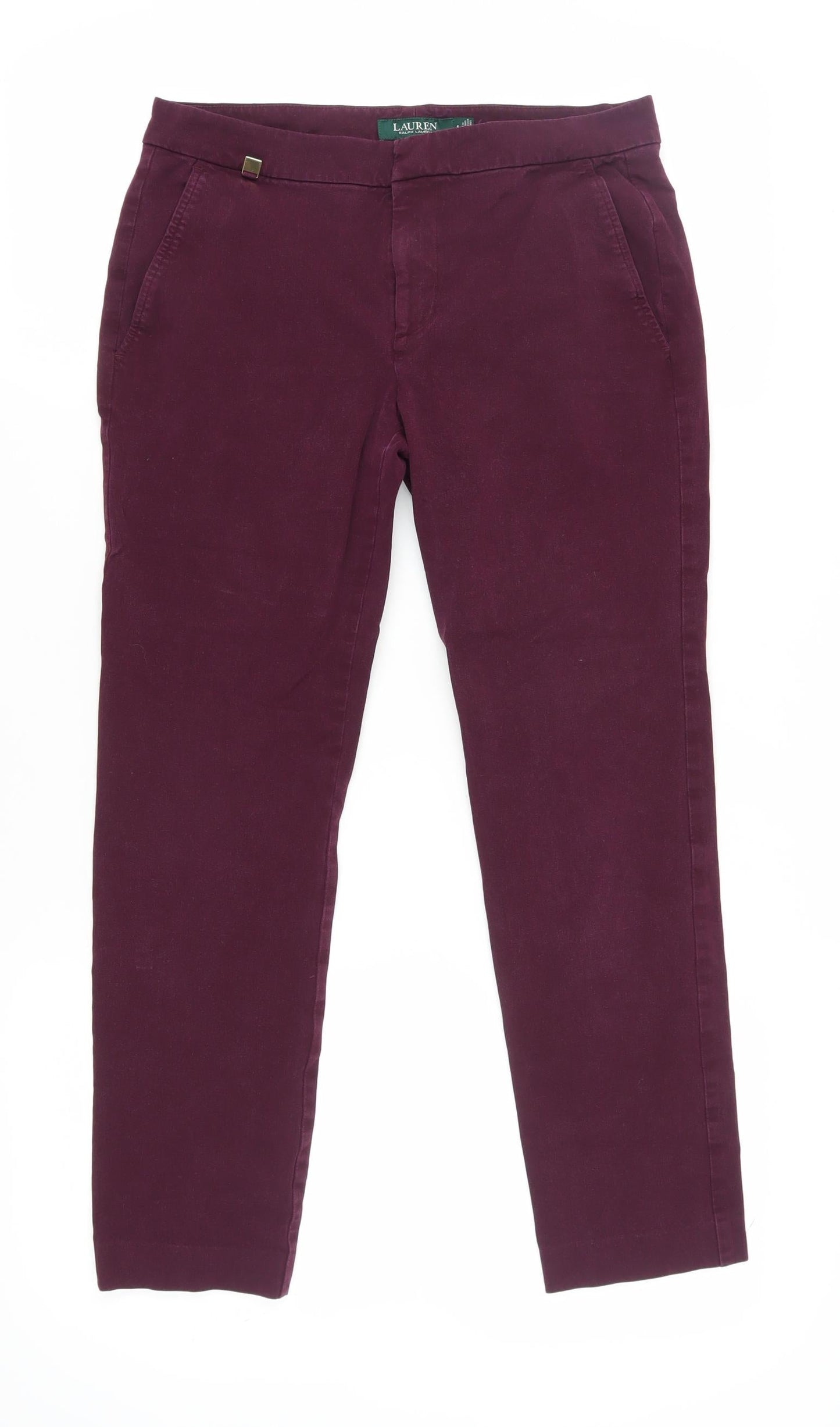Lauren Ralph Lauren Women's Purple Chino Trousers