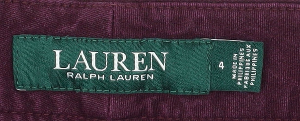 Lauren Ralph Lauren Women's Purple Chino Trousers