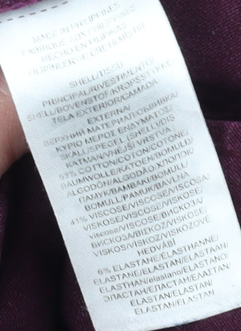 Lauren Ralph Lauren Women's Purple Chino Trousers