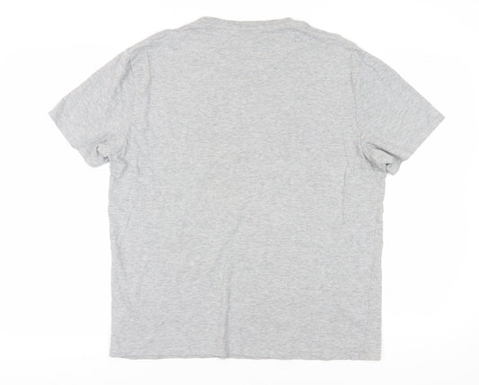 U.S. Polo Assn. Mens Grey XL Crew Neck T-Shirt