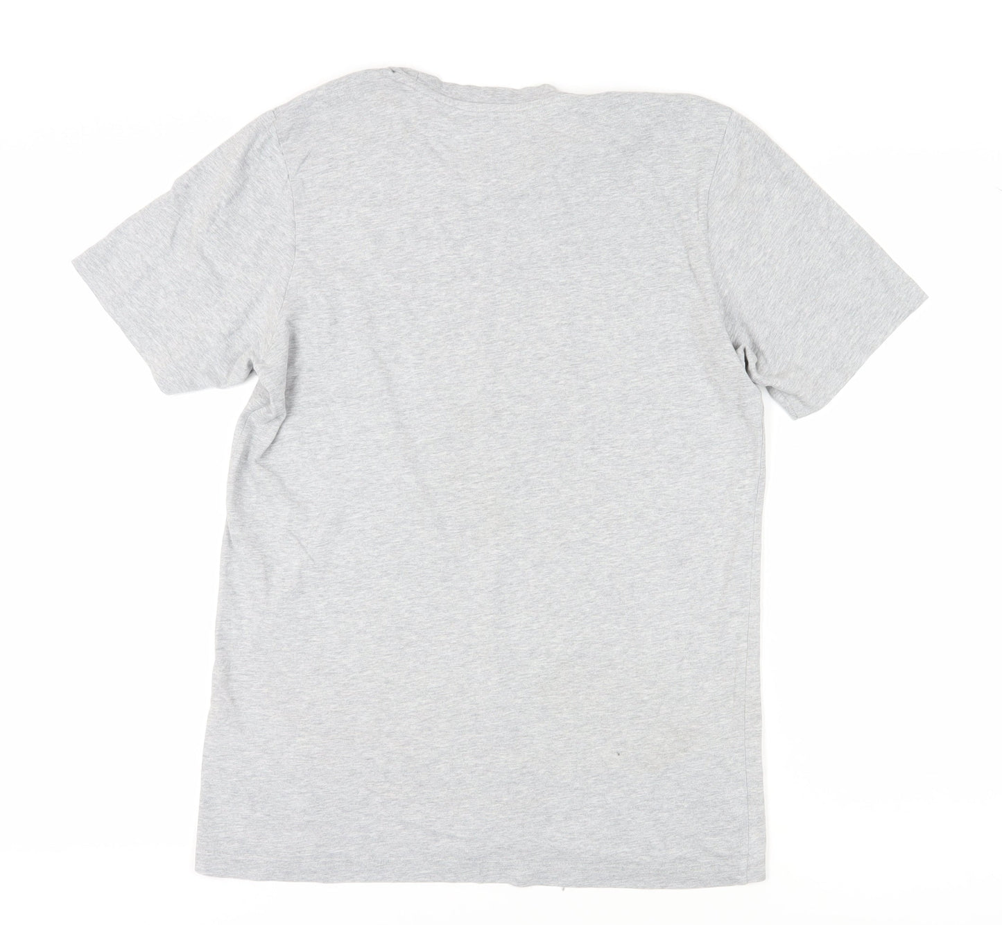 Adidas Men's Grey Short Sleeve Crew Neck T-Shirt S