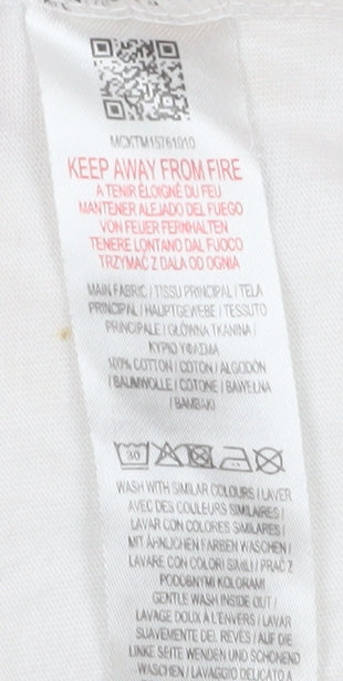 McKenzie Men's White Graphic Beach 2XL T-Shirt