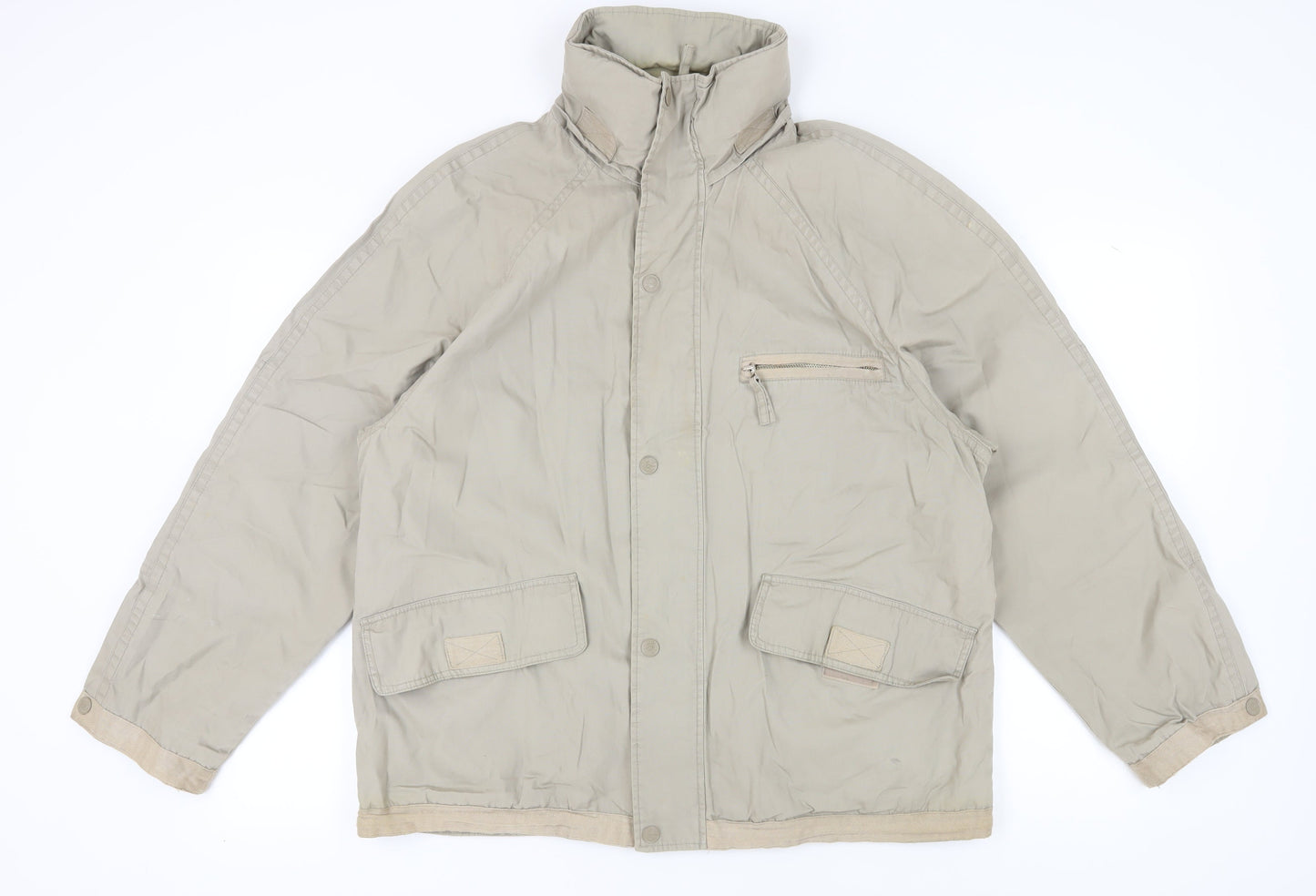 Mens UK Size S Burtons Beige Basic Jacket