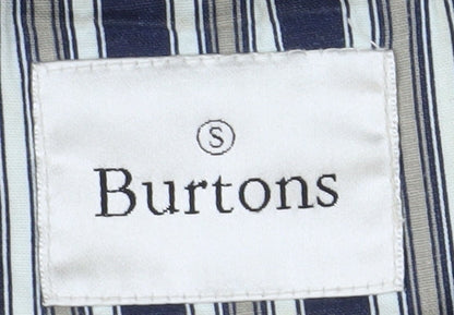 Mens UK Size S Burtons Beige Basic Jacket