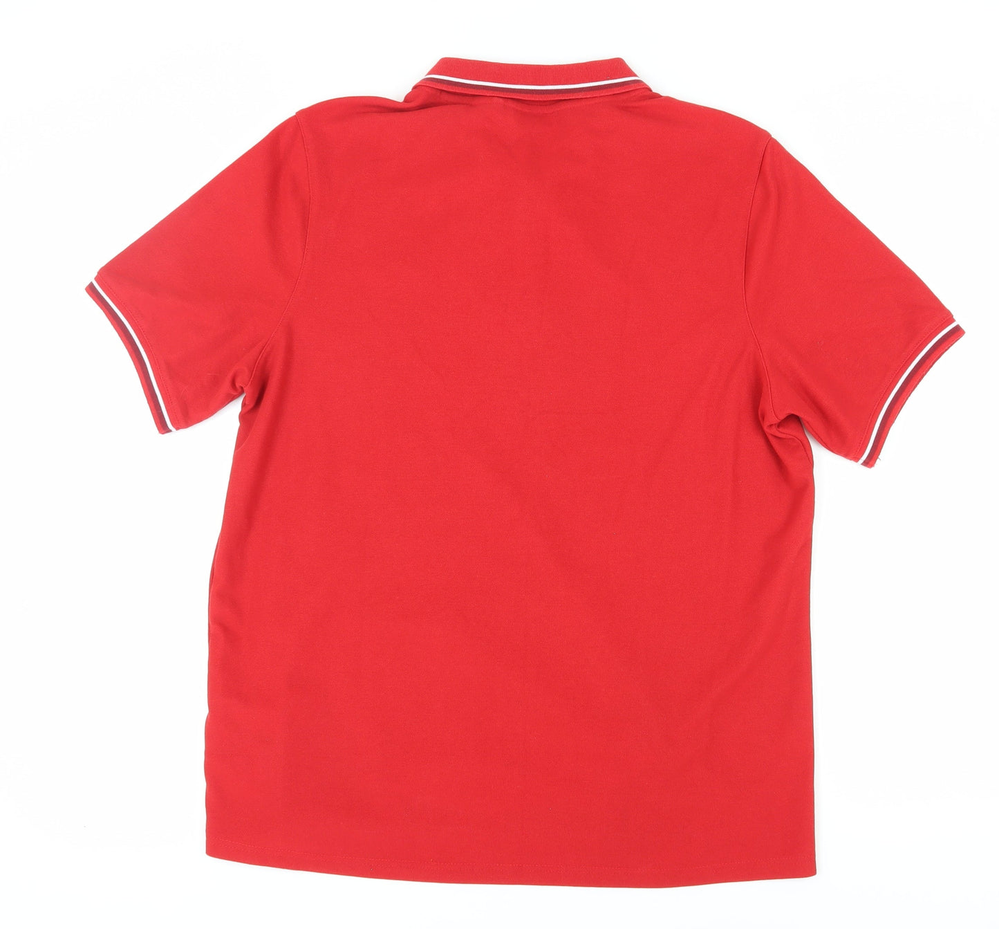 Slazenger Men's Red Polo Shirt XL Collared Casual