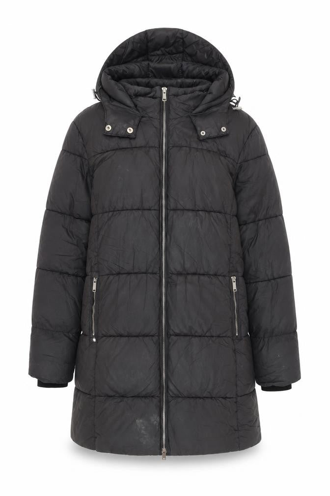 Womens UK Size 10 Firetrap Black Puffer Jacket