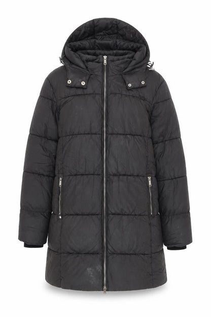 Womens UK Size 10 Firetrap Black Puffer Jacket