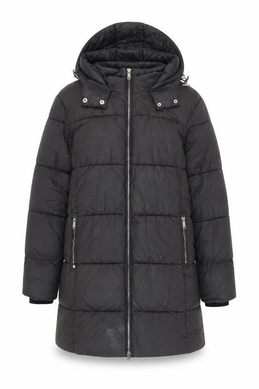 Womens UK Size 10 Firetrap Black Puffer Jacket
