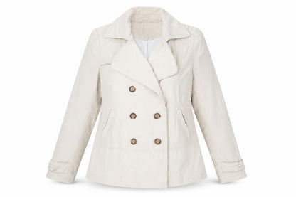 Womens UK Size 14 NEXT Beige Pea Coat