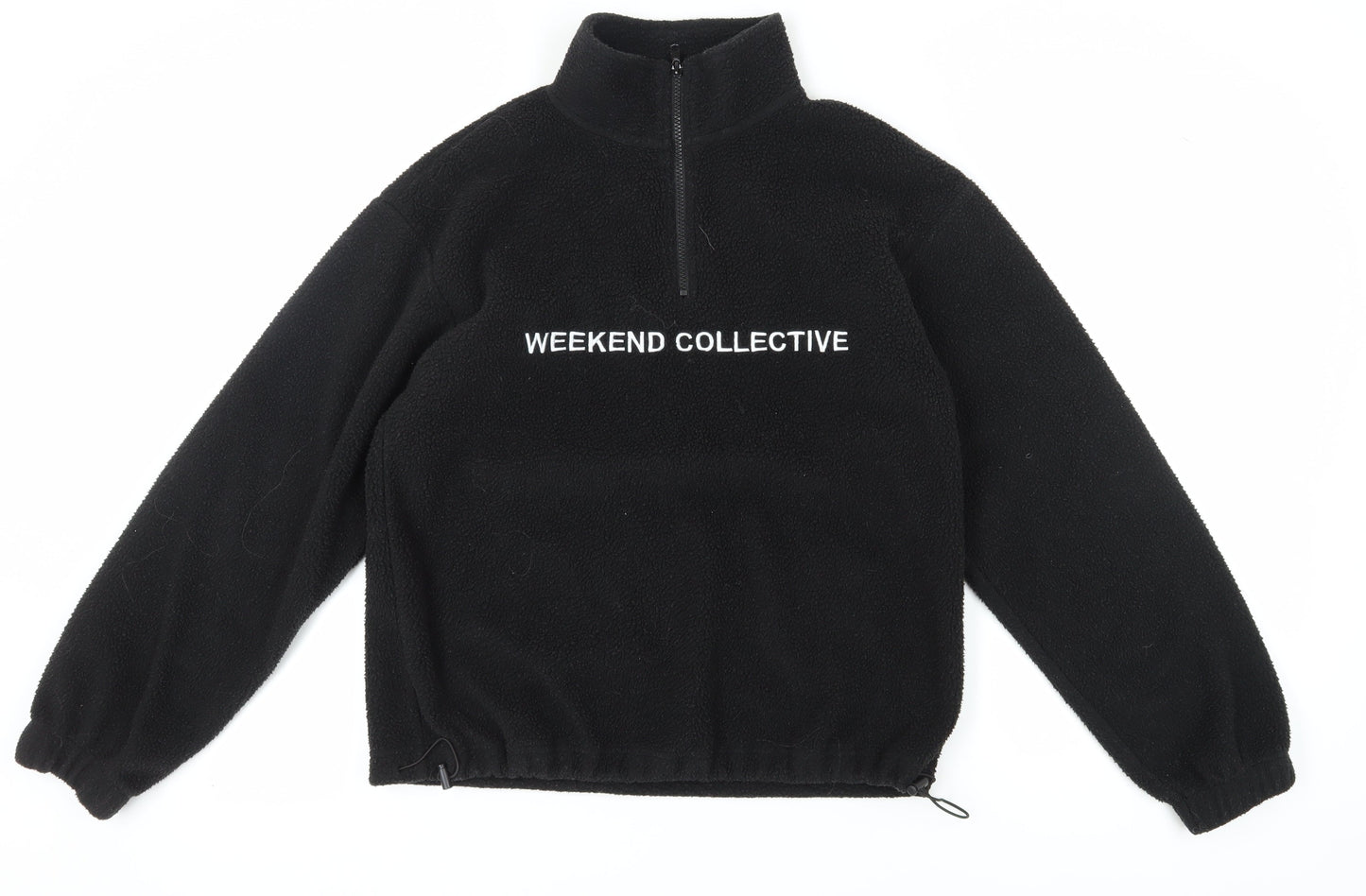 Womens UK Size 4 ASOS DESIGN Black Pullover Sweatshirt