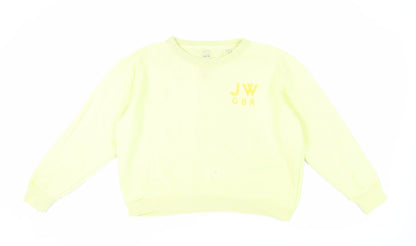 Womens UK Size 14 Jack Wills Yellow Pullover Sweatshirt