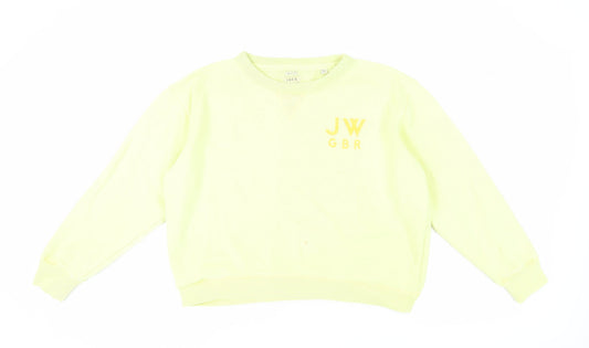 Womens UK Size 14 Jack Wills Yellow Pullover Sweatshirt