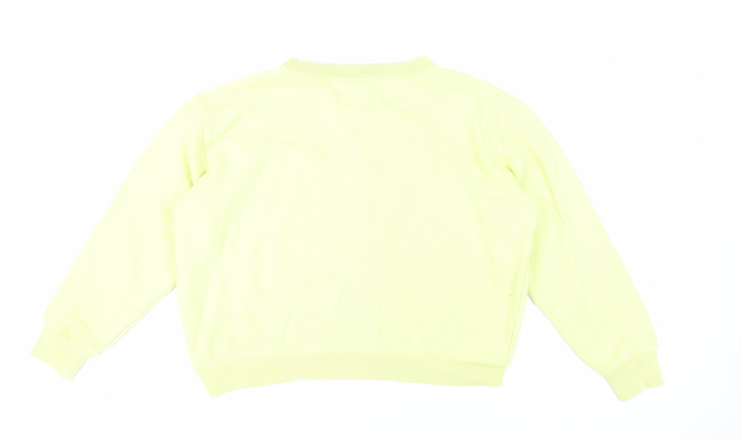 Womens UK Size 14 Jack Wills Yellow Pullover Sweatshirt