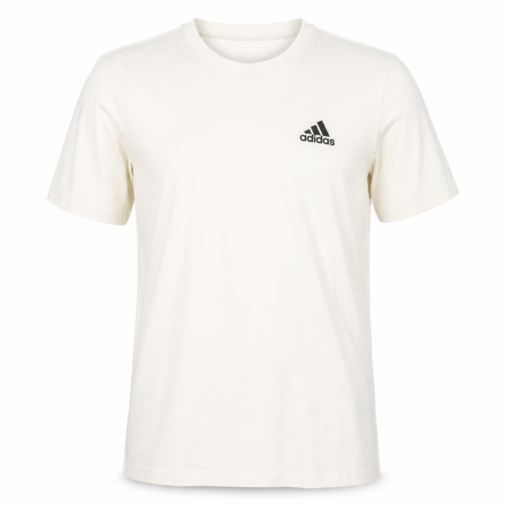 Mens UK Size S adidas White  T-Shirt
