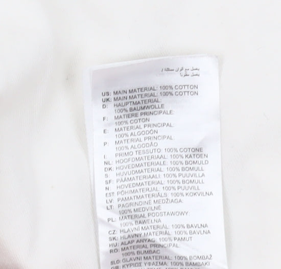 Adidas Men's White Cotton T-Shirt Size S