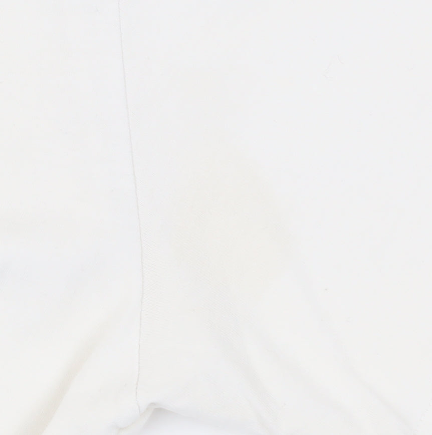 Adidas Men's White Cotton T-Shirt Size S