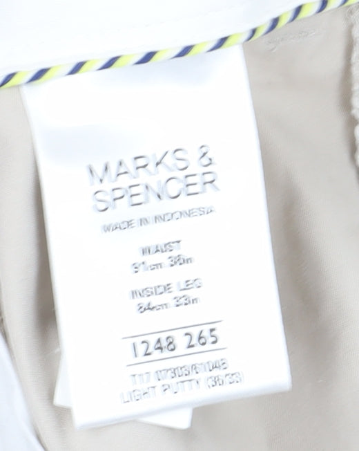 Marks and Spencer Beige Men's Chino Trousers 33