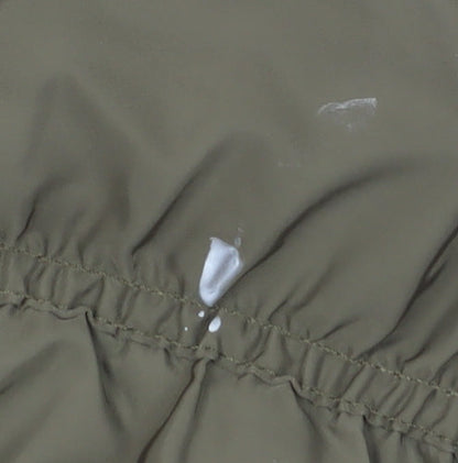 H&M Girls Green Bomber Jacket with Hood, Size 11-12 Years