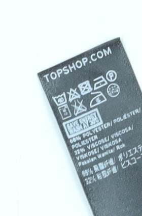 Womens UK Size 6 Topshop Pleated  Skirt
