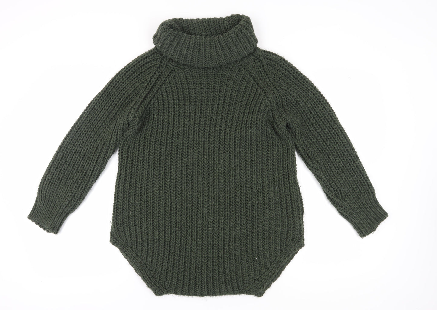 Luisa Ricci Women's Green Roll Neck Pullover Jumper