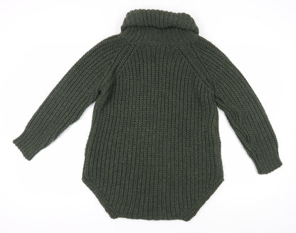 Luisa Ricci Women's Green Roll Neck Pullover Jumper