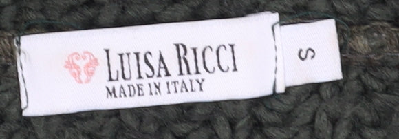 Luisa Ricci Women's Green Roll Neck Pullover Jumper