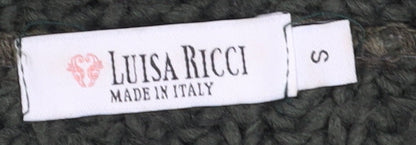 Luisa Ricci Women's Green Roll Neck Pullover Jumper