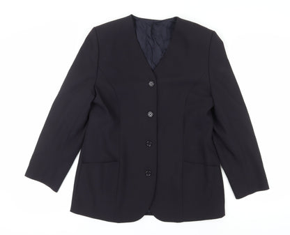 Marks and Spencer Women's Black Blazer Size 14
