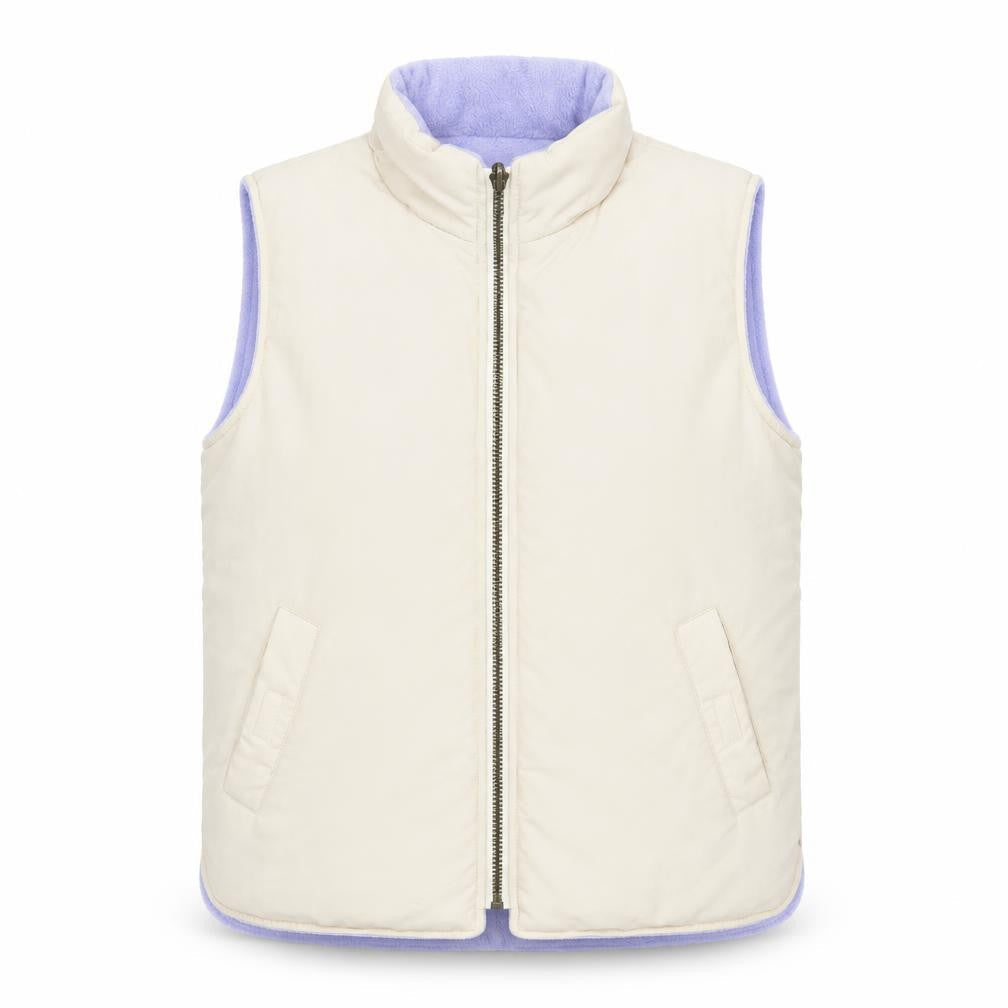 Hawkshead Women's Beige Waistcoat S - Polyester Zip Vest