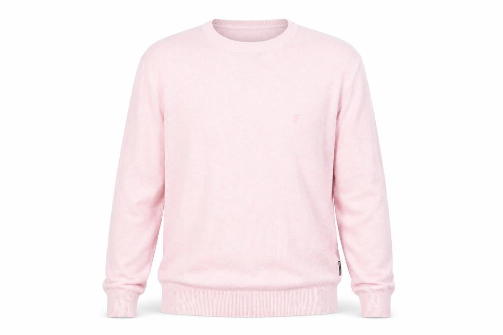 Mens UK Size M French Connection Pink Pullover Jumper