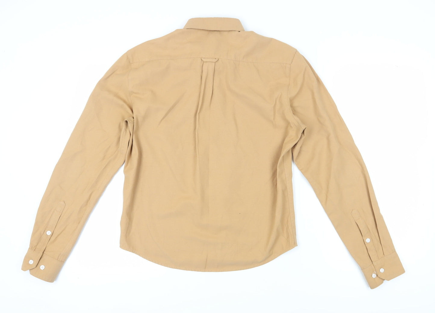 Blakely Men's Beige Button-Up Casual Shirt Medium