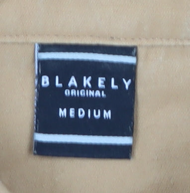 Blakely Men's Beige Button-Up Casual Shirt Medium