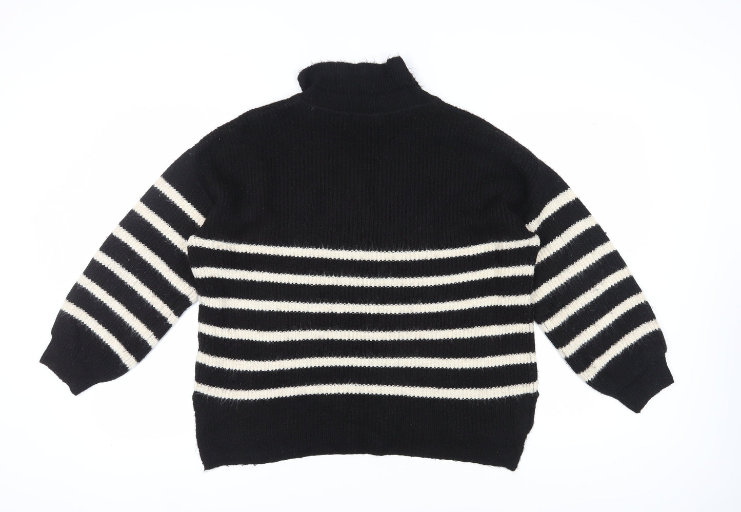 Womens UK Size L Marks and Spencer Black Pullover Jumper