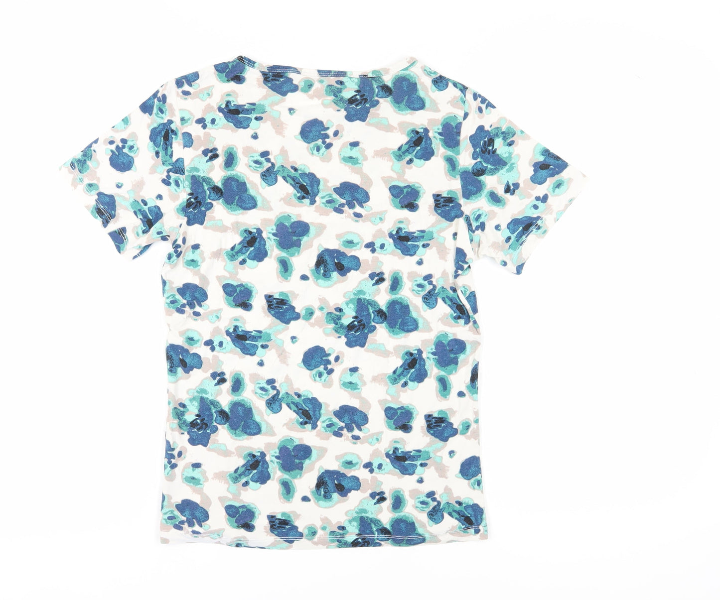 Womens UK Size 10 Honor Millburn Multicoloured Basic T-Shirt