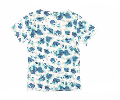 Womens UK Size 10 Honor Millburn Multicoloured Basic T-Shirt