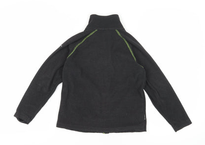 Trespass Boys Black Track Jacket 9-10 Years - Activewear Fleece