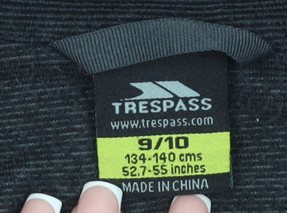 Trespass Boys Black Track Jacket 9-10 Years - Activewear Fleece